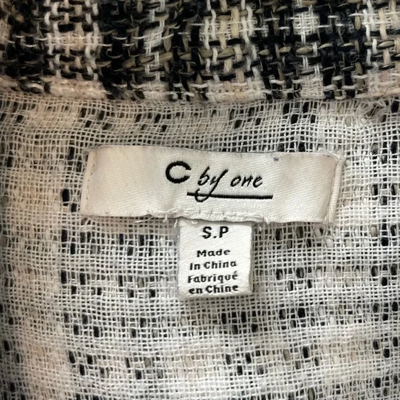 Plaid Textured Tweed Jacket - Picture 5 of 6